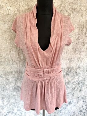 Postmark 9-H15 STCL Anthropologie Pink Cotton Top - M